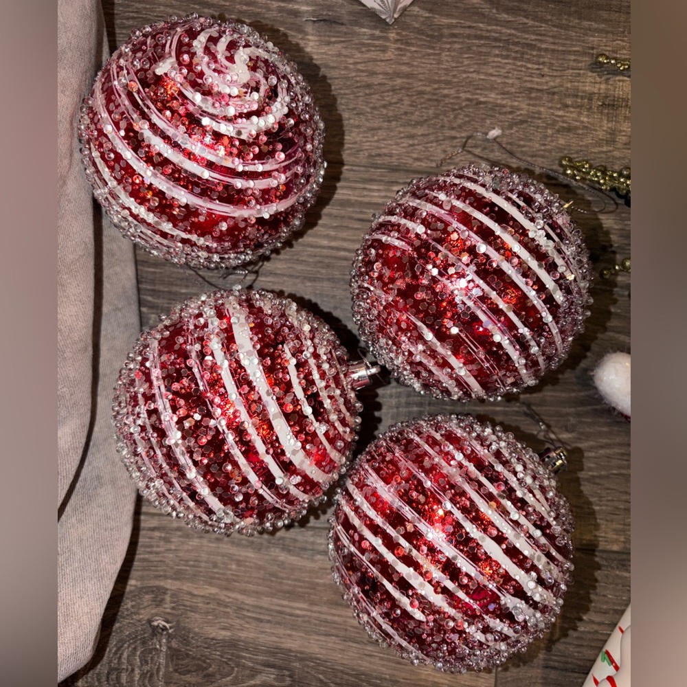 🏷️ 3/$75 Deal 🫱🏻‍🫲🏽 Luxury Christmas Tree Ornaments Large Set Glamorous